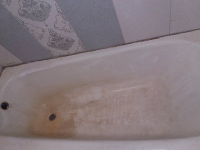 Реставрация старой чугунной ванны в Фастове